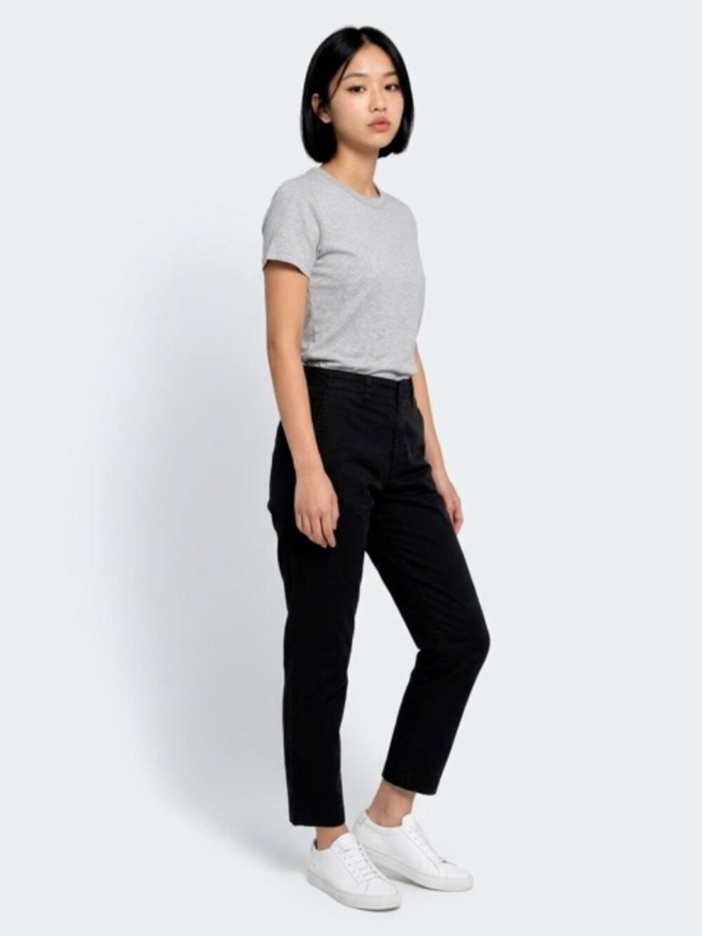 Gap Downtown Khaki Womens Pants Black Size 6